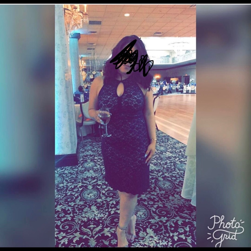 Navy blue dress